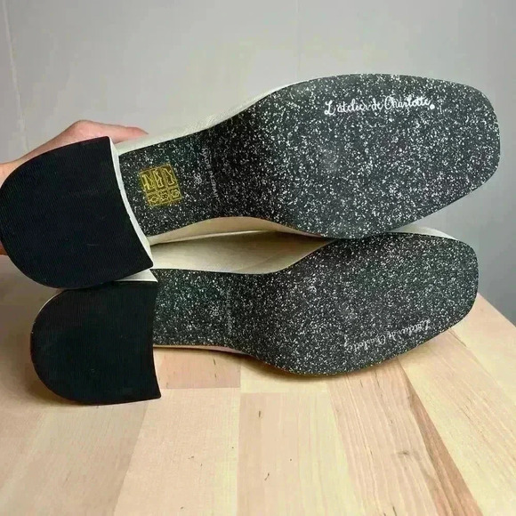 L'atelier de Charlotte Holiday B Platform Pumps Black and Neutral Europe Size 39 - Picture 4 of 8